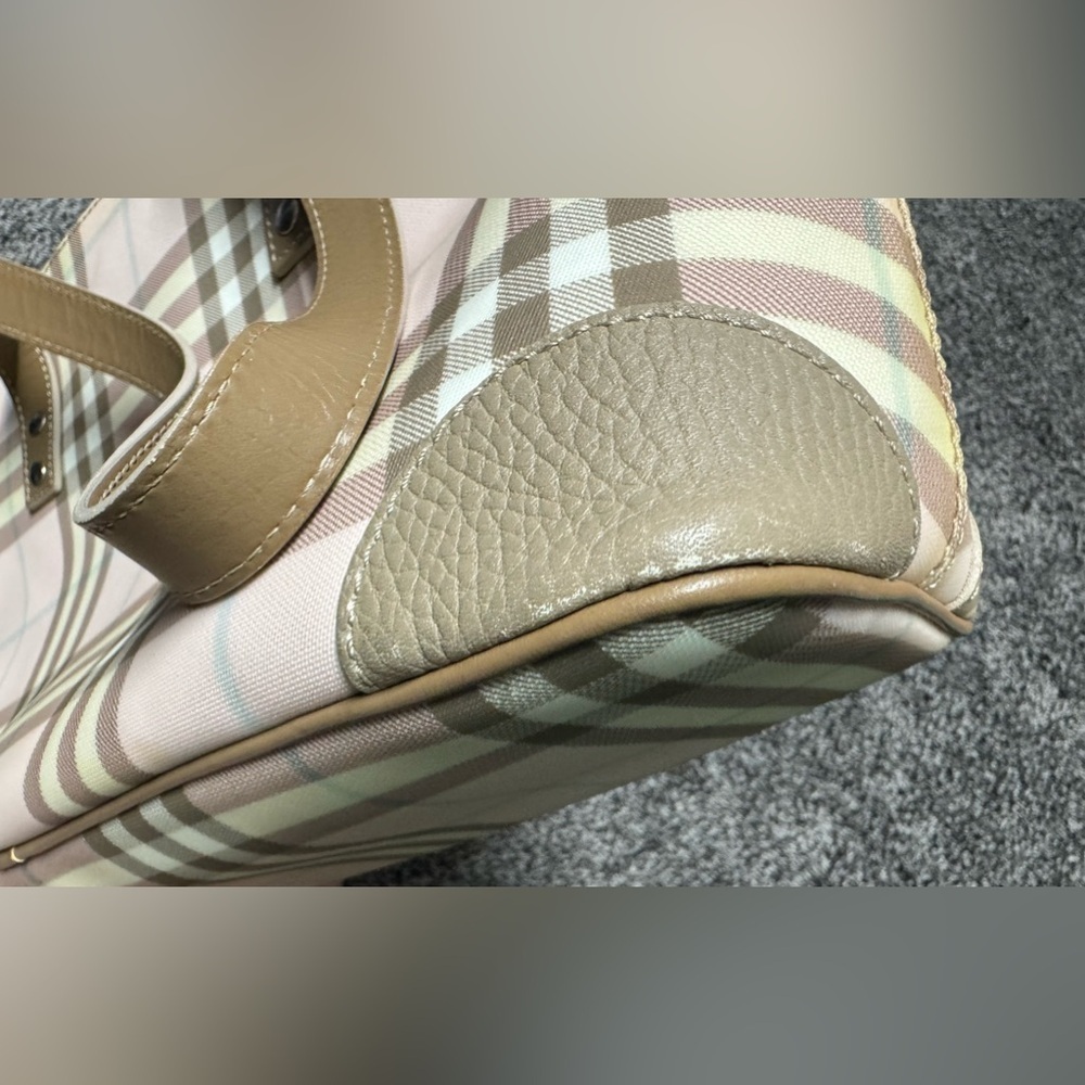 Burberry vintage pale pink Nova Check tote handbag - Picture 15 of 16
